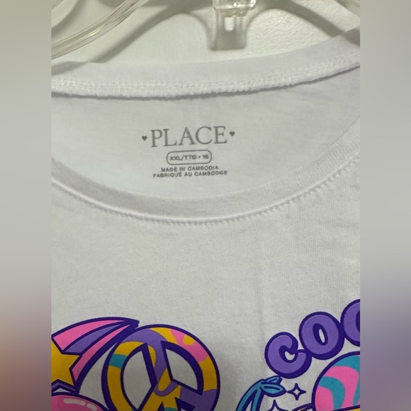 đThe Childrenâs Place Girls Short Sleeve Shirt - Size XXL (16)đ - Picture 4 of 5